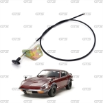 สายดึงฝากระโปรง 1 เส้น สีดำ สำหรับ Datsun/Nissan FAIRLADY 240Z 260Z 240Z 260Z Z432 ปี 1970-1978